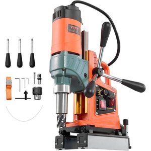 VEVOR Magnetic Drill Press, 1400 W, 2 inch Boring Diameter, 0-750 RPM Speed, Reversible Direction, Mag Drill Press with 6 Core Bits, Electric Drilling Machine for Industrial and Home Improvement(Tube Drill ( 2″ ))