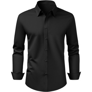 VEVOR Men’s Men’s Button Up Shirt(Black)