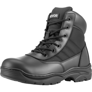 VEVOR Men’s Men’s Military Tactical Boots(Black)