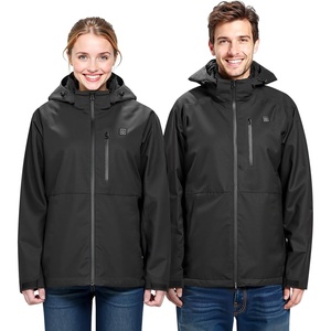 VEVOR Men’s Vevor Heated Jacket With 7.4v Battery Pack, Windproof and Waterproof Lightweight Heating Coat(Black)