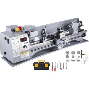 VEVOR Metal Lathe, 210×720 Mini Lathe Machine, 2500 RPM Variable Speed Change, 750W Precision Mini Lathe, Metal Working Lathe with Brushless Motor, Milling Machine for Various Metal Turning(210×800)