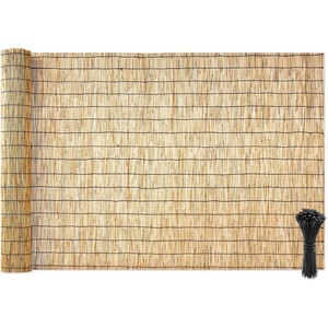 VEVOR Natural Reed Fencing, 4 ft x 16.4 ft, 3 Pack Decorative Natural Reed Fencing Roll, Decorative Fence for Backyard Divider, Privacy Screen Panel Curtain for Balcony Patio Garden Backyard Outdoor(Natural)