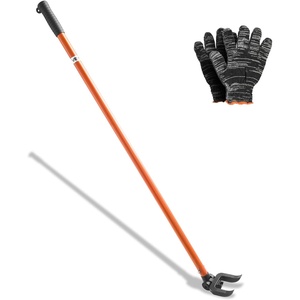 VEVOR Pallet Buster Tool with 44″ Carbon Steel Handle, Adjustable Head, Wrecking Bar for Deck Board Removal, Prying up Decking, Busting Pallets & Effortless Nail/Screw Pulling