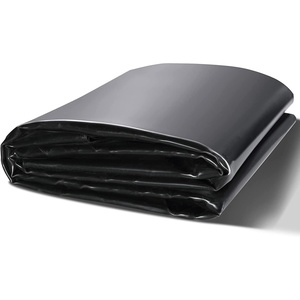 VEVOR Pond Liner 15 x 20 ft, 20 Mil Thickness, Pliable & Durable LLDPE Material, Easy Cutting Underlayment for Fish or Koi, Waterfall, Fountains, Water Gardens, Black(20 x 25 ft)