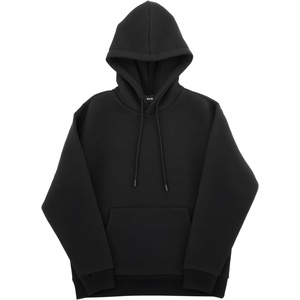 VEVOR Pullover Hoodie, Casual Basic Pullover Hooded Sweatshirt Fleece Long Sleeve Black Hoodie with Large Pocket(Black Women)