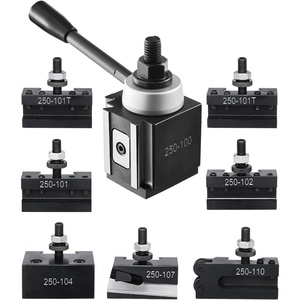 VEVOR Quick Change Tool Post Set, 8 Pcs, Includes Lathe Tool Holders, Tool Post with Turning Tool Holder Accessories, Fit for Mini Lathe & Metal Lathe 6″-12″ Swing, Durable Steel Material