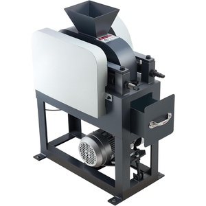 VEVOR Rock Crusher, 220V Double Roller Crushers, Industrial Shredder with 2.56×0.59 inch Dual Feed Inlets, 1740RPM Speed Stone Grinder Rock Crusher, 1.5KW Electric Shatter Pulverizer, 860kg/h Crushing