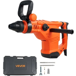 VEVOR Rotary Hammer Drill, 1-9/16 in SDS-Max Cordless, Heavy Duty 20V Battery Powered Rotary Hammer, Including 2 Batteries, Charger, Drill Bit, Pointed Chisel, Carrying Case, for Concrete, Masonry(1-3/4″ – 1600W)