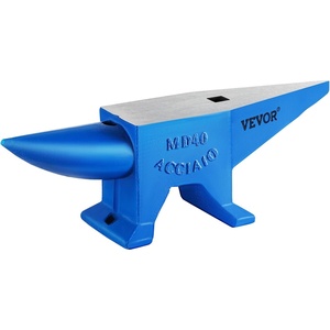 VEVOR Single Horn Anvil – 132Lbs Cast Steel Anvil for Blacksmiths & Jewelers – Durable & Robust Metal Working Tool(86Lbs)
