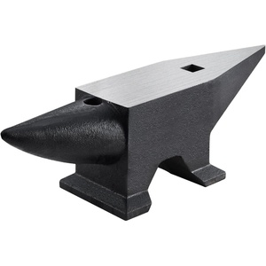 VEVOR Single Horn Anvil – 132Lbs Cast Steel Anvil for Blacksmiths & Jewelers – Durable & Robust Metal Working Tool(Black 132LB)