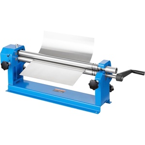 VEVOR Slip Roll Machine, 24-Inch Forming Width, 16 Gauge Capacity, Sheet Metal Slip Roller with 2 Detachable Rollers, Bending Round Machine, for Aluminum Alloy Sheet Low Carbon Steel Copper Sheet