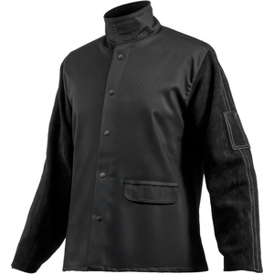 VEVOR Unisex Flame Resistant Welding Jacket(Black)
