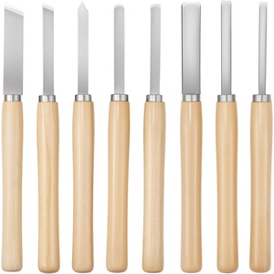 VEVOR Wood Chisel Sets 12pcs，Carving Hand Chisel 3-3/4Inch Blade Length with Red Eucalyptus Handle,Wood Tool Box(14 in)