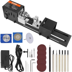 VEVOR Wood Lathe, 6Amp 1 HP Benchtop Wood Lathe Machine with 150 to 3800 RPM Variable Speed 12 x 18″ Workbench Brushless DC Motor Cast Iron Construction for Beginners DIY Enthusiasts Woodworking(2.76 in x 6.3 in)