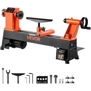 VEVOR Wood Lathe, 6Amp 1 HP Benchtop Wood Lathe Machine with 150 to 3800 RPM Variable Speed 12 x 18″ Workbench Brushless DC Motor Cast Iron Construction for Beginners DIY Enthusiasts Woodworking(12″ x 18″-1 HP)