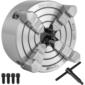 Vevor K72-125 Lathe Chuck 5 Inch 4-Jaw,Lathe Chuck Independent Reversible Jaw,Metal Lathe Chuck Turning Machine Accessories,for Lathes Machine – Amazon.com(5 Inch)