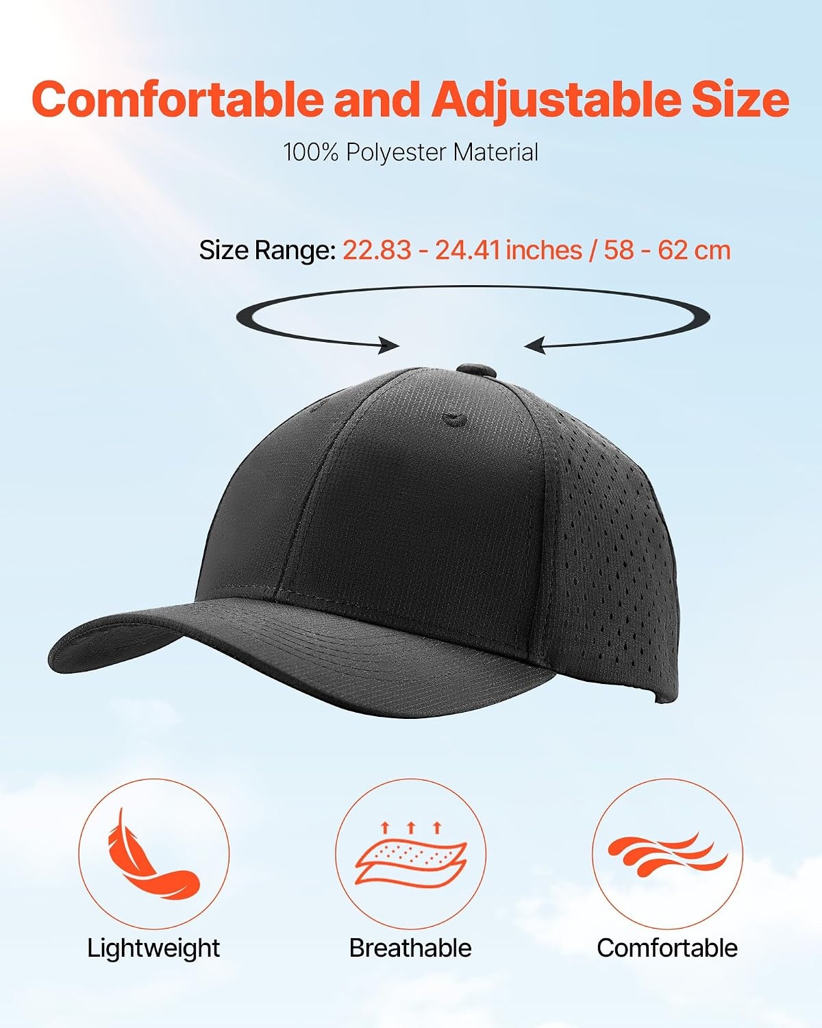 image:imageVEVOR Baseball Cap1
