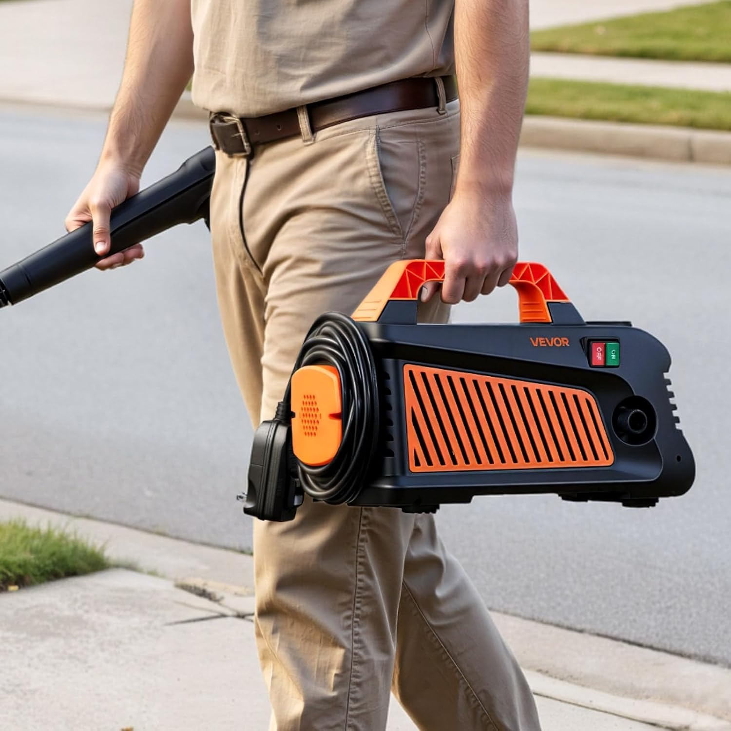 image:imageVEVOR Electric Pressure Washer 1958 Max PSI 25 Max GPM Portable Power Washer with 4 Nozzles Metal Extension Wand CommercialGrade 5Piston Plunger Pump High Pressure for CarsDrivewaysPatios2000 PSI 159 GPM