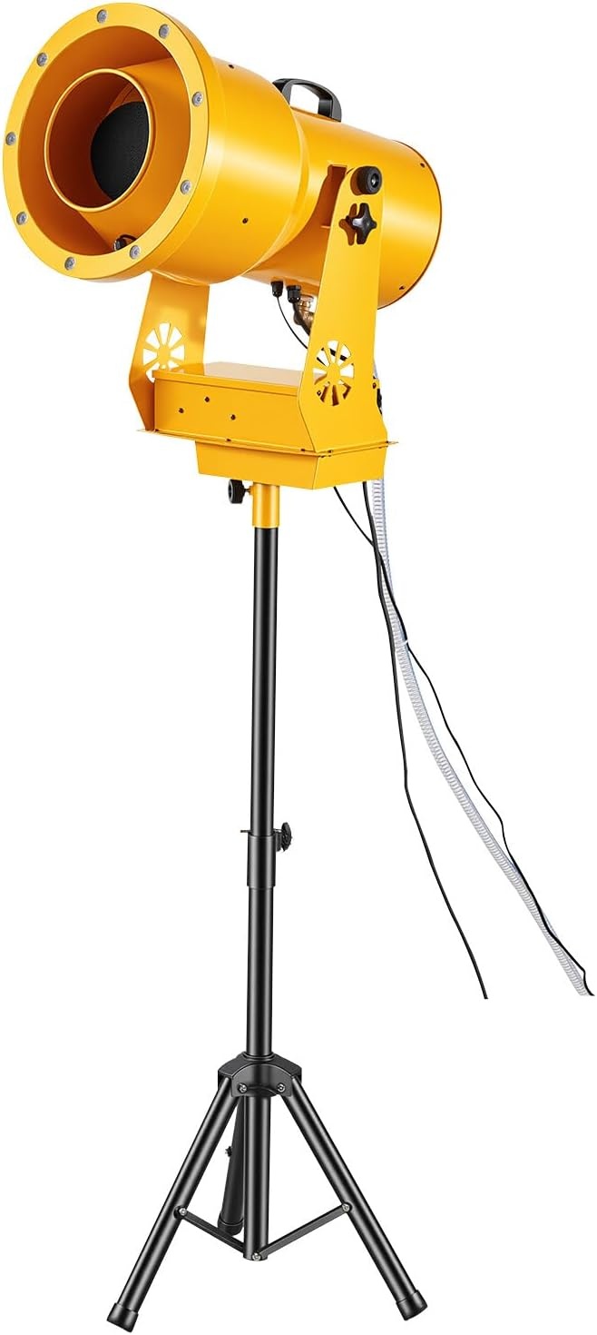 image:imageVEVOR Foam Machine Auto Oscillation Foam Cannon Party Machine Bubble Cannon with Fan 3Color LED Lights amp Triangular Structure Dense Foams Maker for Gatherings Backyard Celebrations amp Party260 x 209 x 744 inch