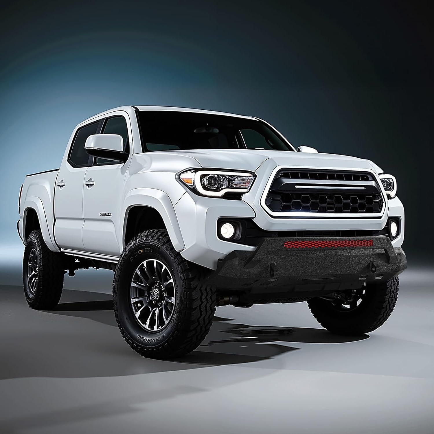 image:imageVEVOR Front Bumper Compatible with 20162023 Toyota Tacoma Excluding Tacoma TRDTacoma TRD Sport Pickup Truck Bumper with Winch Plate amp DRing Mounts Steel Front Bumpers with ECoating amp Bull Bar
