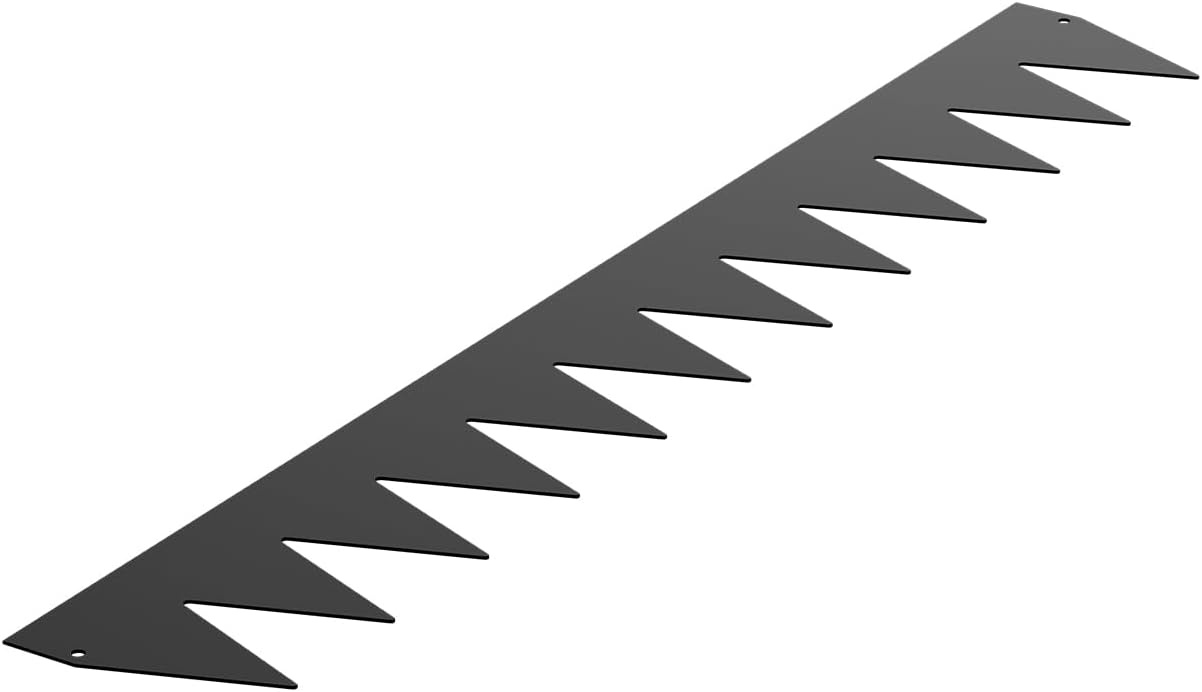 image:imageVEVOR Galvanized Steel Landscape Edging 6Pack 40 x 6 Inch Metal Edging for Landscaping with 6 Mounting Clips Bendable Metal Garden Edge Border for Flower Bed Yard Pathway Black40 L x 6 H 6 Pack