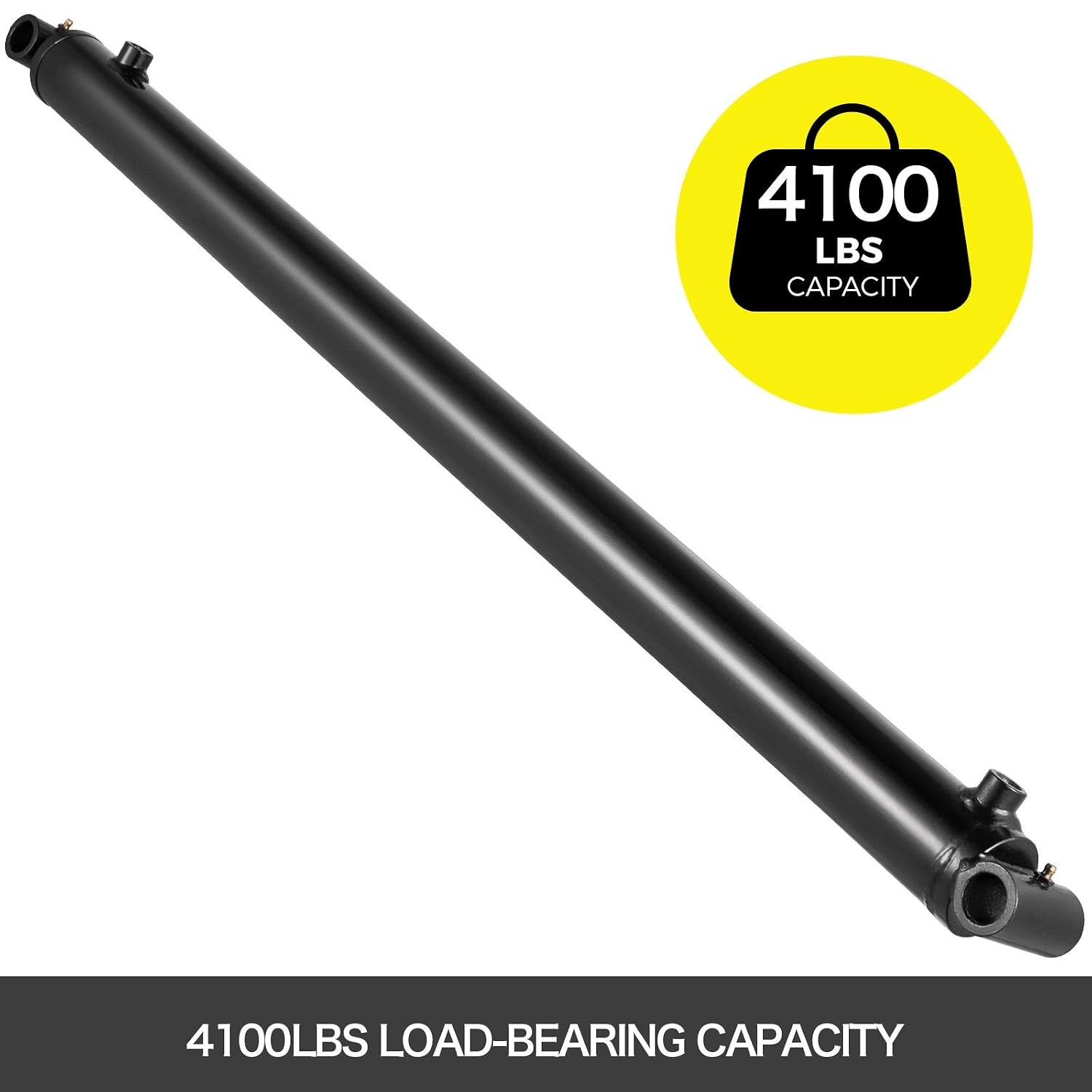 image:imageVEVOR Hydraulic Cylinder 2 Bore 36 Stroke Hydraulic Ram Cylinder Work Pressure 3000psi Welded Double Acting Cross Tube Port Size SAE6 Hydraulic Lifting Cylinder 2 x 36 inches Max Length 80 inches