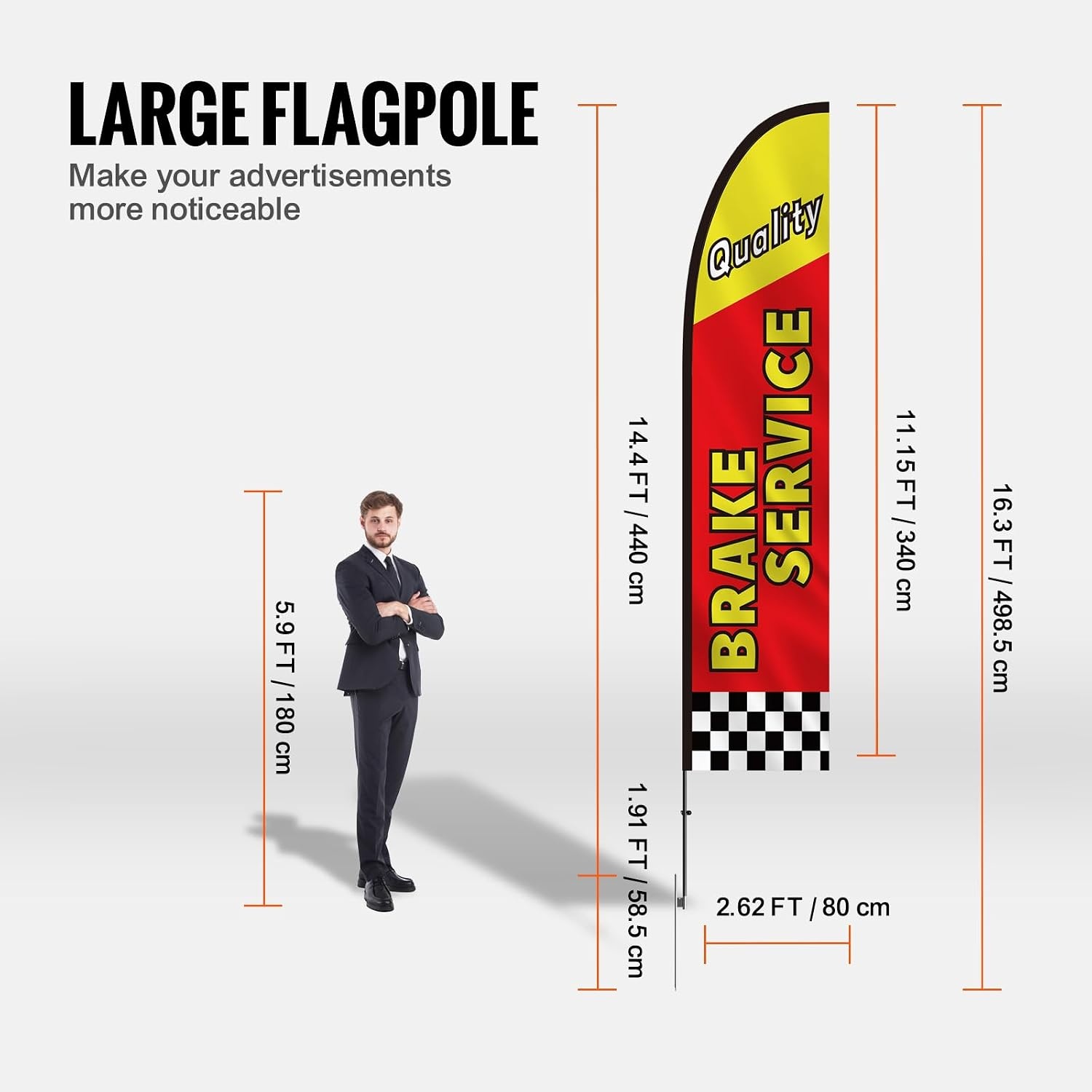 image:imageVEVOR Open Feather Flags Kit 163ft Business Banner Flags Now Open Look Welcome for Grand OpeningsAuto Repair Theme