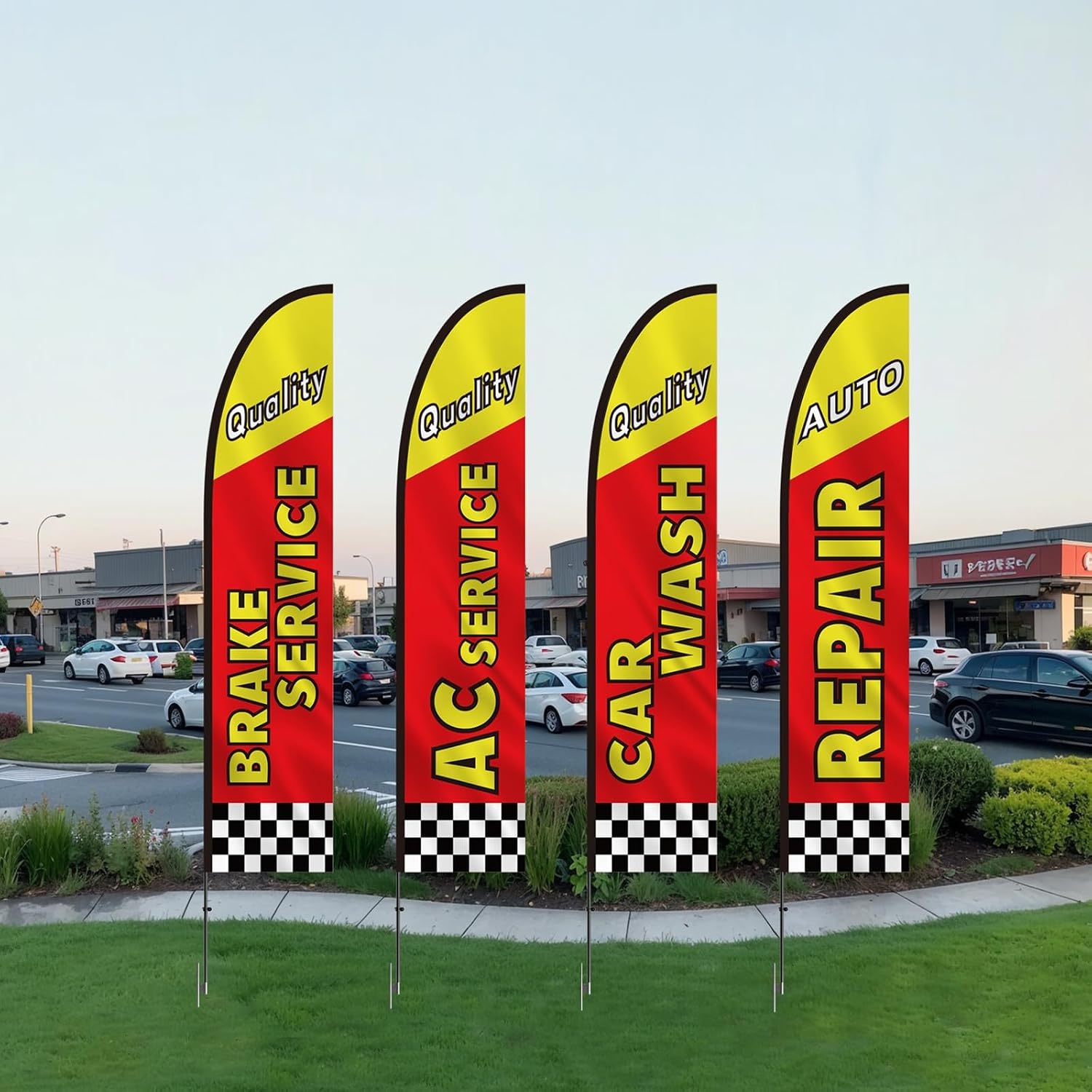 image:imageVEVOR Open Feather Flags Kit 163ft Business Banner Flags Now Open Look Welcome for Grand OpeningsAuto Repair Theme