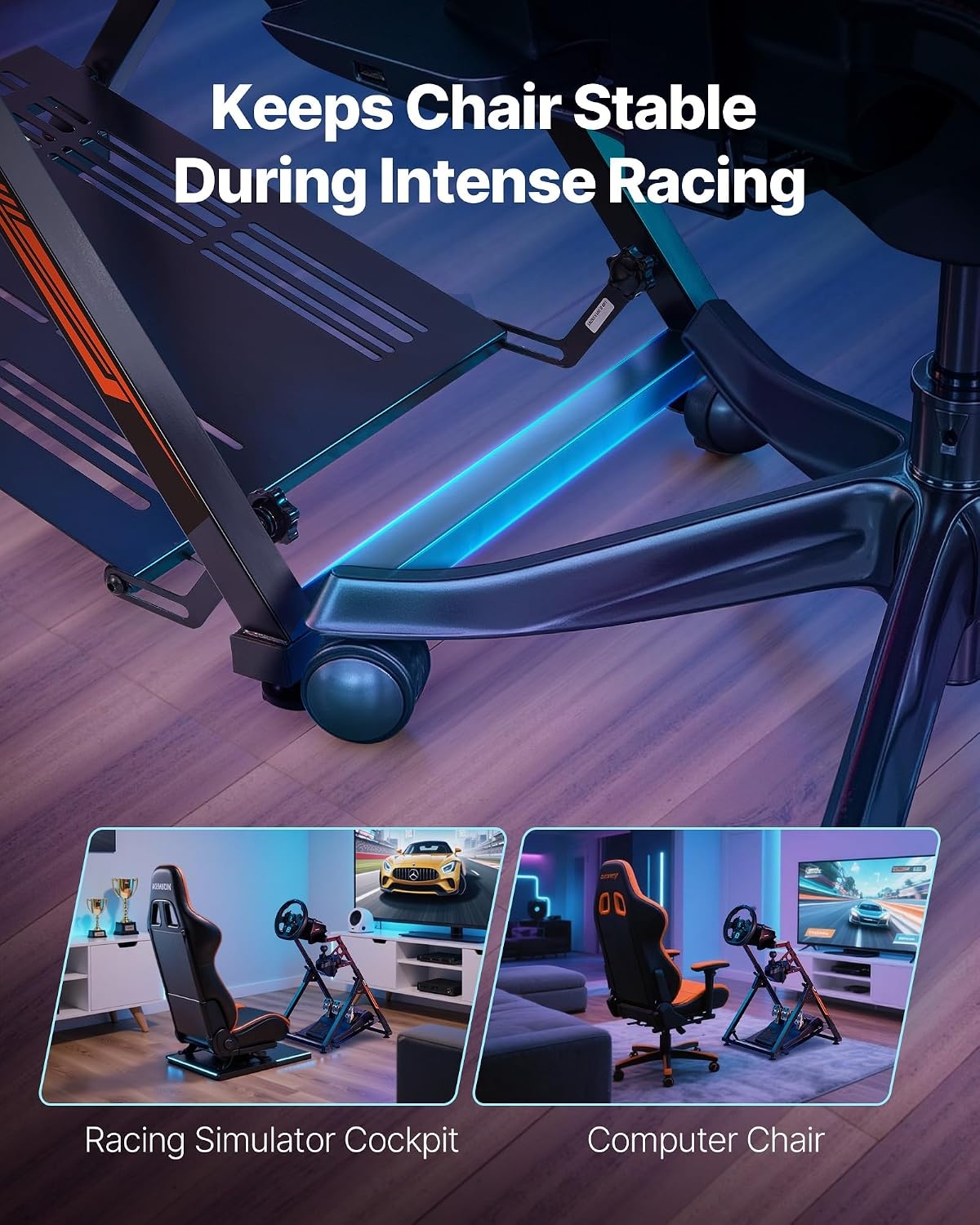 image:imageVEVOR Racing Wheel Stand Adjustable amp Foldable Simulator Stand for Logitech G29 G27 G920 G923 Thrustmaster T300RS T300GT T248 TSPC TSXW Gaming CockpitPedals Simulator NOT Included Fit for Logitech G29 G27 G920 G923 Thrustmaster T300RS T300GT T248 TSPC TSXW Gaming Cockpit Pedals Simulator NOT IncludedXshaped lite