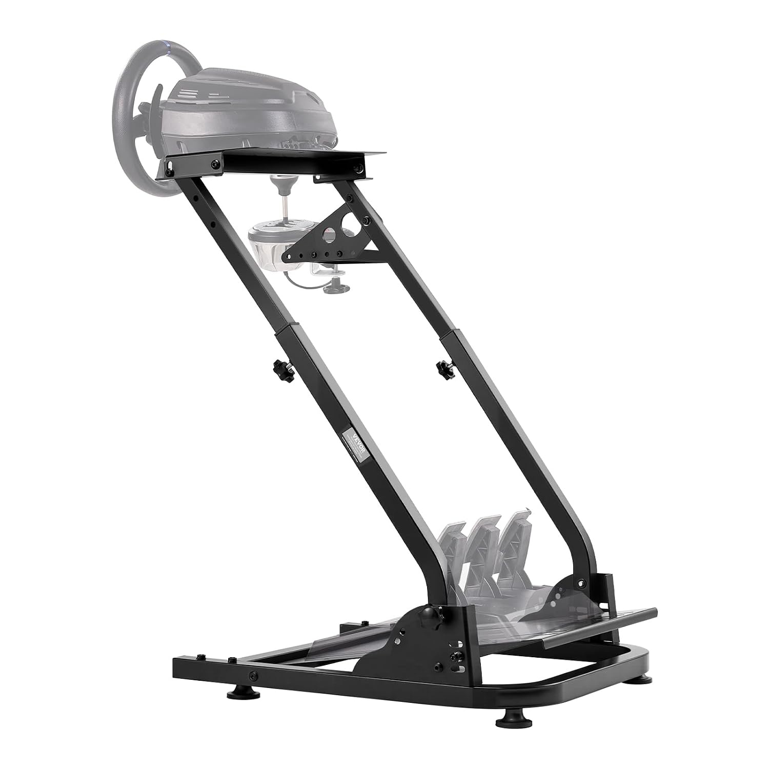 image:imageVEVOR Racing Wheel Stand Adjustable amp Foldable Simulator Stand for Logitech G29 G27 G920 G923 Thrustmaster T300RS T300GT T248 TSPC TSXW Gaming CockpitPedals Simulator NOT Included Fit for Logitech G29 G27 G920 G923 Thrustmaster T300RS T300GT T248 TSPC TSXW Gaming Cockpit Pedals Simulator NOT IncludedLshaped lite