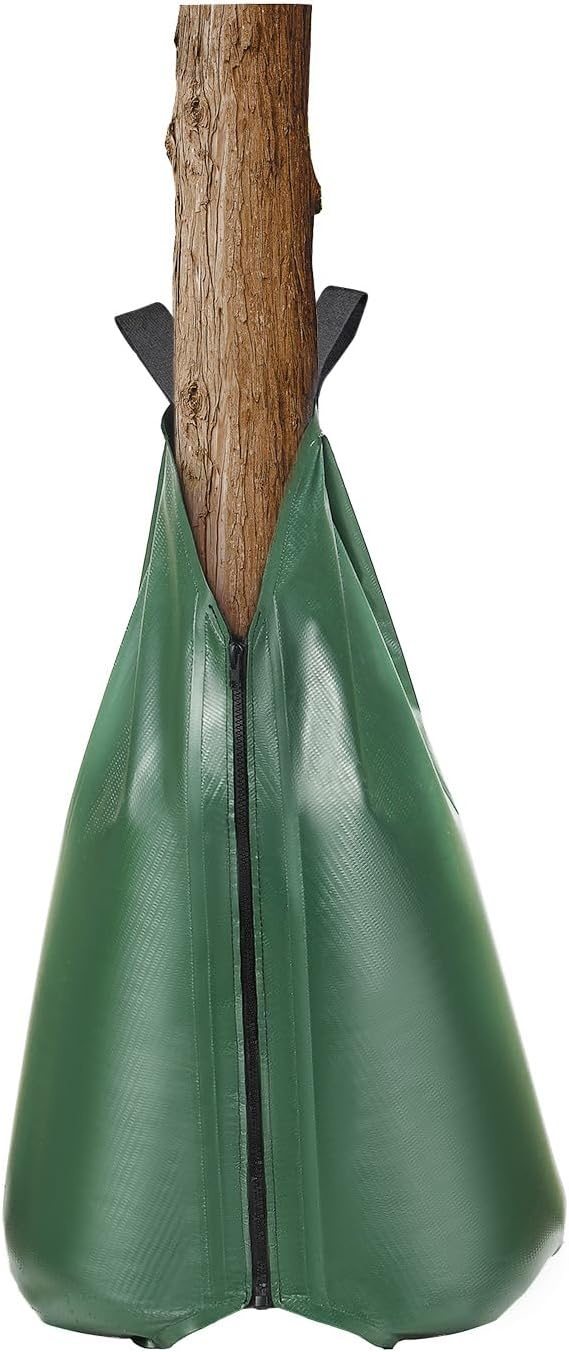 image:imageVEVOR Tree Watering Bag Slow Release 4 Pack 20 Gallons Tree Watering BagsRing Reusable Refillable Tree Irrigation Ring Water Bags Heavy Duty Watering System for Shrub Tree Root Drip Irrigation8Pcs 20Gal