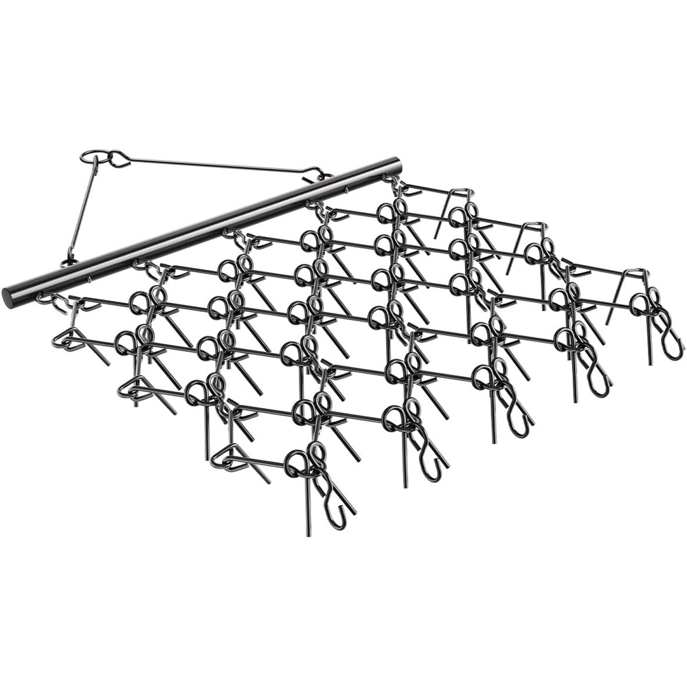image:imageVEVOR Drag Harrow 4 ft x 56 ft Durable Chain Harrow with 80 Sharp Teeth Suitable for ATV UTV Tractor Ideal for Soil Preparation Seeding Smoothing Landscapes and Yard Gravel Driveway Maintenance5 x 45 ft