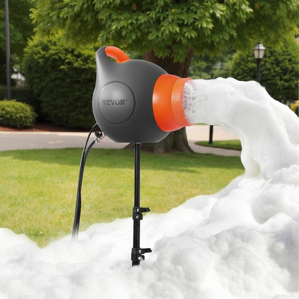 image:imageVEVOR Foam Machine Auto Oscillation Foam Cannon Party Machine Bubble Cannon with Fan 3Color LED Lights amp Triangular Structure Dense Foams Maker for Gatherings Backyard Celebrations amp Party2126 x 2126 x 33865394