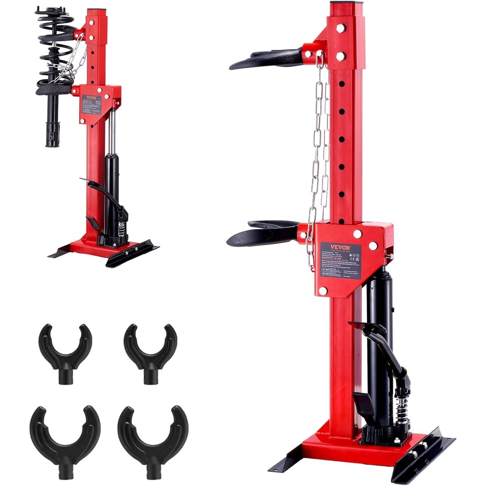 image:imageVEVOR Hydraulic Strut Spring Compressor  45 Ton9920 LBS Jack Capacity 1 Ton Rated Compression Force Auto Coil Tool for Removing189 x 158 x 409 inch