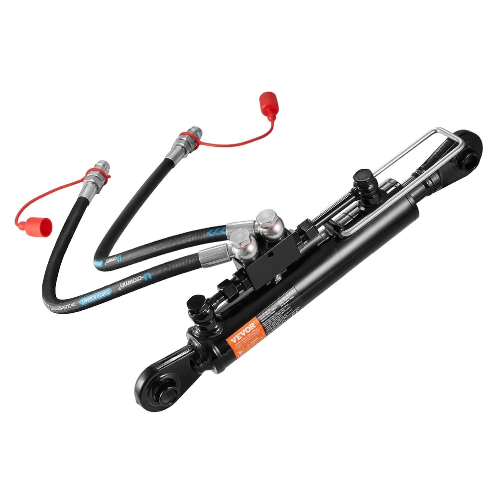 image:imageVEVOR Hydraulic Top Link Cat11 814 in 18182638 in Hydraulic Cylinder with 2 Hoses amp G38 Check ValveCat11814 in  18182638 in