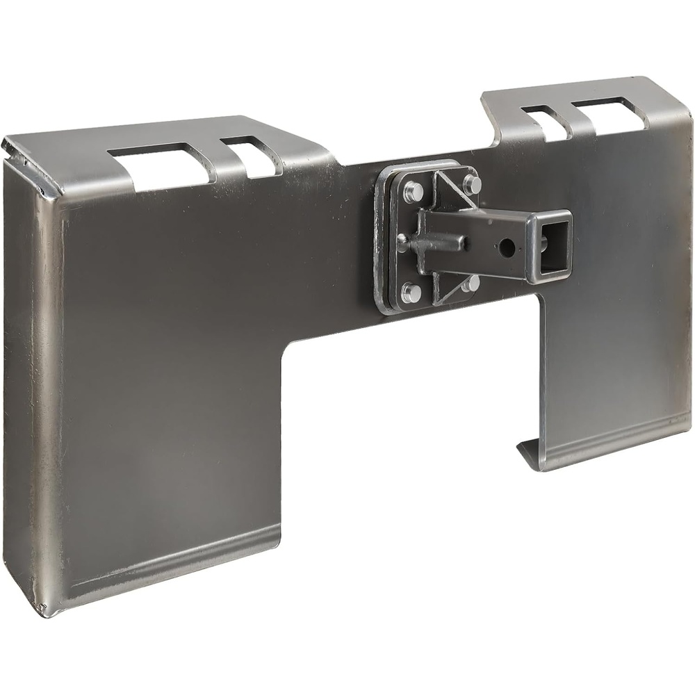 image:imageVEVOR Skid Steer Attachment Plate 38 Skid Steer Mount Plate with 228 Hitch Receiver Quick Attachment Loader Plates Compatible with Deere Kubota Bobcat Mahindra Skids Steers Tractor38 inch with Receiver