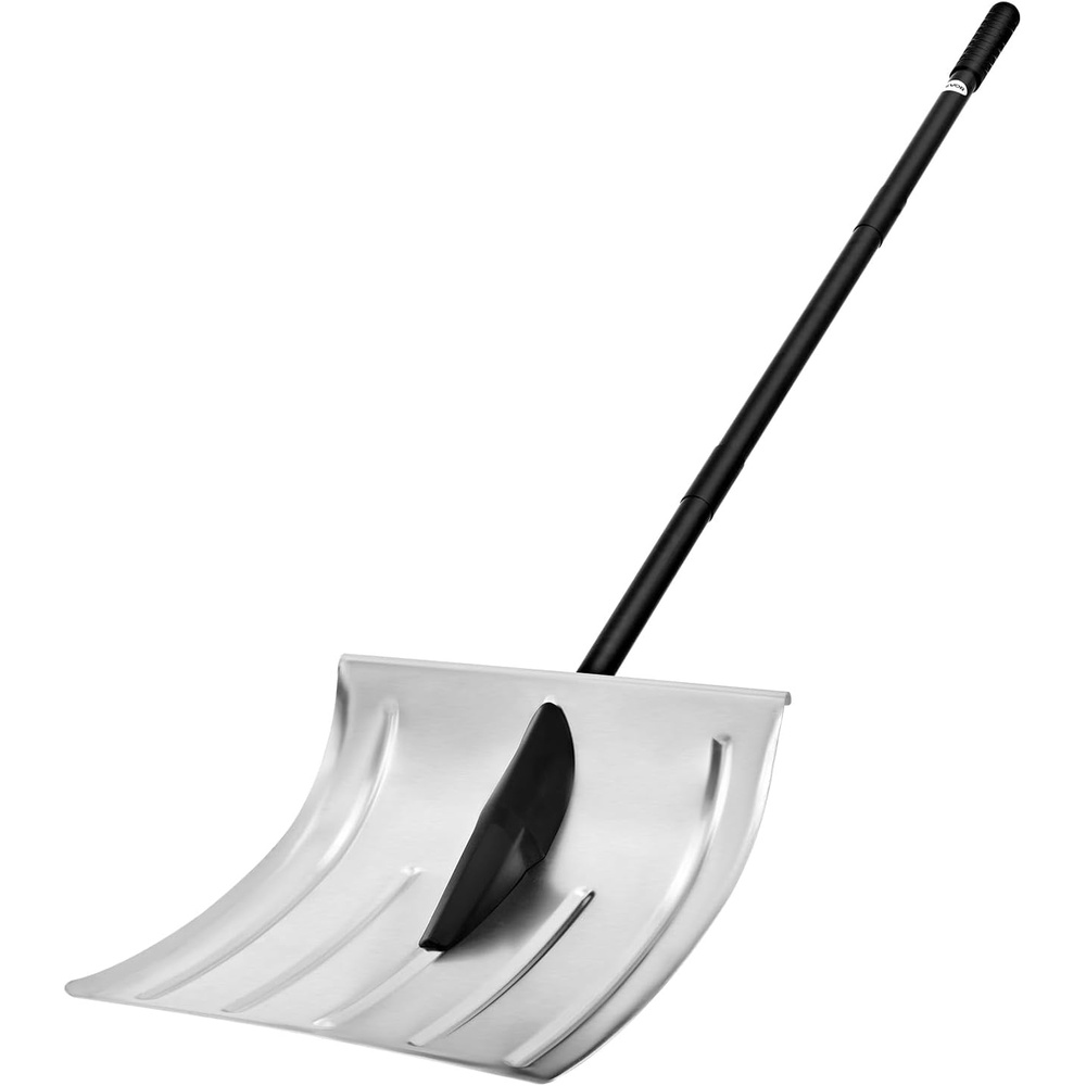 image:imageVEVOR Snow Shovel for Driveway 17 in Wide Plastic Snow Shovel with DShaped Handles amp Aluminum Blade Large Capacity Snowplow Shovels Lightweight Snows Removal Tool for Garden Car Camping16 inch
