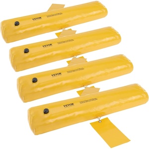 Flood Barriers, Sandbag Alternative Flood Bags 4 Pack, Flood Barrier for Home, Water Barriers for Flooding, Doorway, Driveway(4FTx6in)(4ft(l)*6(h))