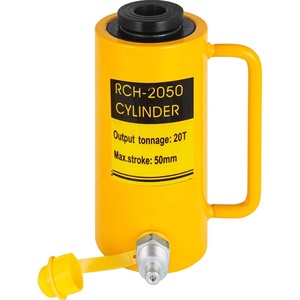 Mophorn 20T 2Inch Hydraulic Cylinder Jack Hollow Single Acting Hydraulic Ram Cylinder 50mm Hydraulic Lifting Cylinders (20T 2Inch Hollow)