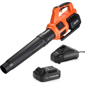 VEVOR 20V Cordless Leaf Blower with Brushless Motor, 450 CFM/110 MPH, Battery Powered Electric Leaf Blowers for Lawn Care with 2.0Ah Battery and Fast Charger