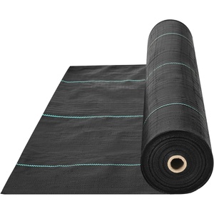 VEVOR 3x100FT 3.2oz Weed Barrier Fabric Heavy Duty, Landscape Fabric, Weed Blocker Fabric, Garden Weed Mat Lawn Fabric, Weed Control Fabric, Driveway Fabric, Ground Cover, Woven Landscape Cloth, Black(3FT*300FT-3.2OZ)