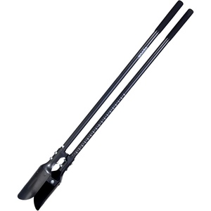 VEVOR 57.5″ Post Hole Digger, Heavy Duty Post Hole Digger with Carbon Steel Measurement Handle, Manual Hole Digger with Metal Blade, Post Hole Digger Tool for Digging Cultivating Yard Work Gardening(Carbon Steel)