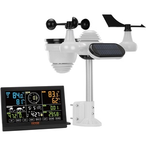 VEVOR 7-in-1 Wireless Weather Station, 7.5 in Color Display, Digital Weather Station Indoor Outdoor, for Temperature Humidity Wind Speed/Direction Rain UV, with Forecast Data, Alarm, Alerts-NO WiFi(7-in-1 Wireless Weather Station)