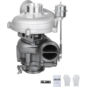 VEVOR Complete Turbo Turbocharger Kit with Wastegate Actuator, Compatible with Ford V8 7.3L Excursion 2000-2003, F-250 F-350 F-450 F-550 Super Duty 1999-2003, Replace# 1831383C92, 1831383C93