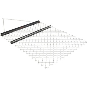 VEVOR Drag Harrow, 4 ft x 5.6 ft Durable Chain Harrow with 80 Sharp Teeth, Suitable for ATV UTV Tractor, Ideal for Soil Preparation, Seeding, Smoothing Landscapes, and Yard Gravel Driveway Maintenance(4 x 5 ft)