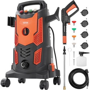 VEVOR Electric Pressure Washer, Max 4500 PSI and 3.2 GPM with Pressure Adjustment, High Power Pressure Cleaning Machine with 4 Quick Connect Nozzles, for Cars/Fences/Driveways/Patios/Home Cleaning(2300PSI  1.9GPM)
