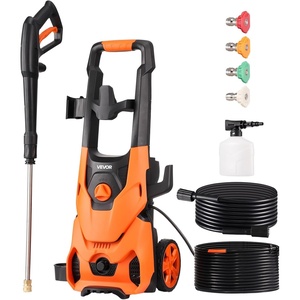 VEVOR Electric Pressure Washer, Max 4500 PSI and 3.2 GPM with Pressure Adjustment, High Power Pressure Cleaning Machine with 4 Quick Connect Nozzles, for Cars/Fences/Driveways/Patios/Home Cleaning(4200 PSI)