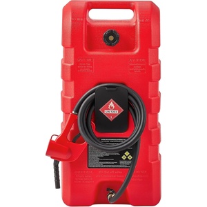 VEVOR Fuel Caddy, 15 Gallon, Fuel Tank Container with Gravity & Hand Pump Modes, Portable Fuel Tank with Wheels, 10 ft Delivery Hose & Manual Pump, Gas Caddy for Motorboats, ATVs, Gasoline & Diesel(15 Gallon)