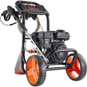 VEVOR Gas Pressure Washer, 3600 PSI 2.6 GPM, Gas Powered Pressure Washer with Copper Pump, Spray Gun and Extension Wand, 5 Quick Connect Nozzles, for Cleaning Cars, Homes, Driveways, Patios(2900PSI – Horizontal)