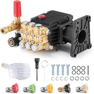 VEVOR Pressure Washer Pump, 1″ Shaft Horizontal Triplex Plunger, 3600 PSI, 3.7 GPM, Replacement Power Washer Pumps Kit with Siphon Tube, Hardware, Compatible with Simpson MorFlex 40224, 40225, 40226(4400 PSI)